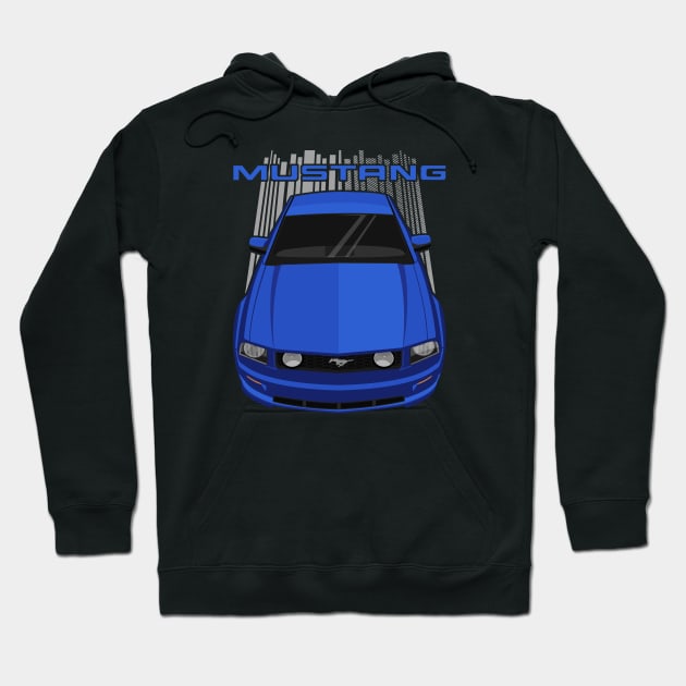 Mustang GT 2005-2009 - Sonic Blue Hoodie by V8social